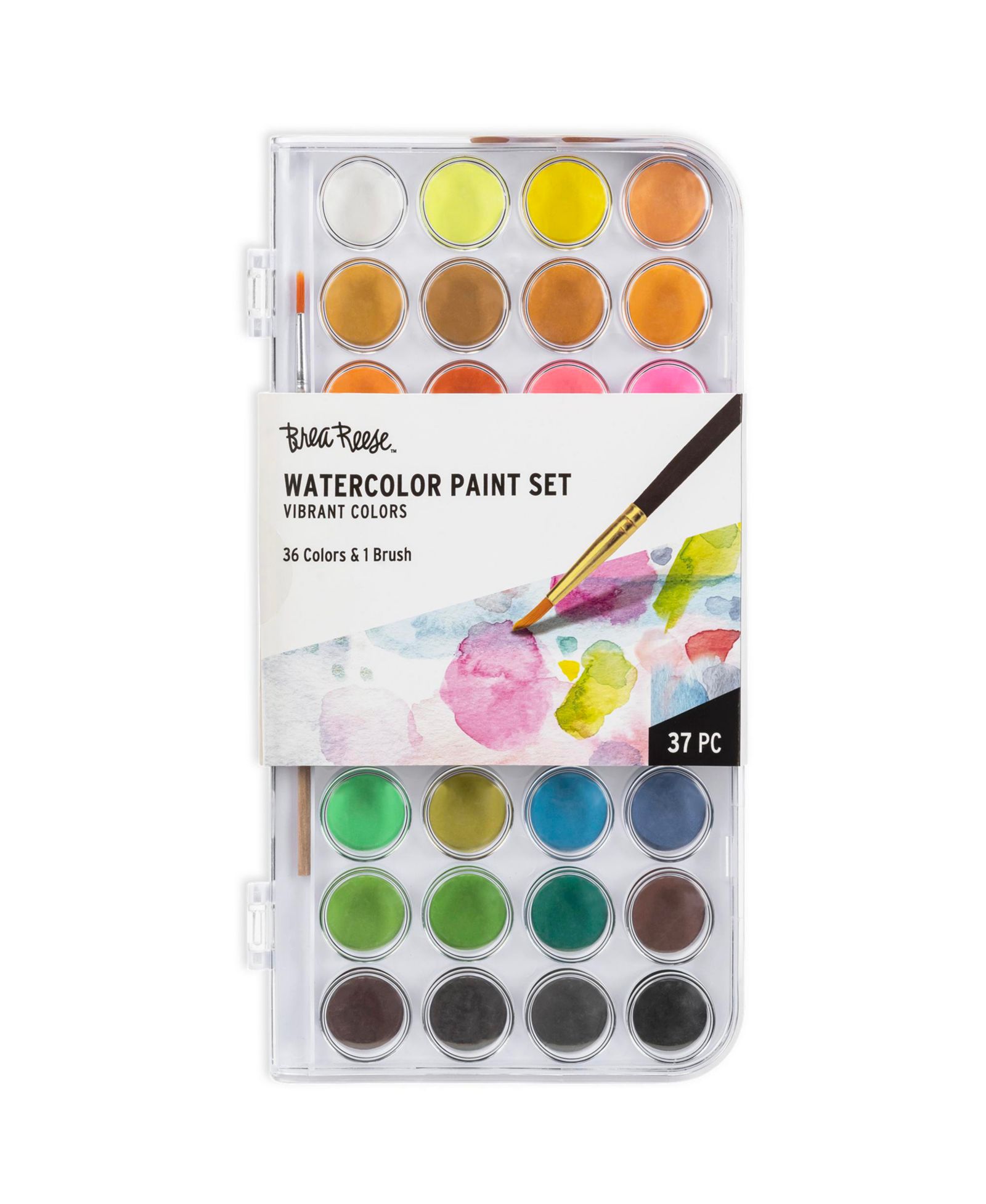 Brea Reese Essential Watercolor Paint Set: Vibrant Colors