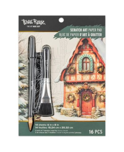 Scratch Art: Paper Pad - Home for the Holidays