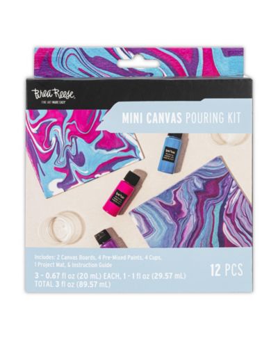 Набор для заливки акриловой краской Brea Reese Acrylic Paint Pouring Kit - Holiday Wall Art