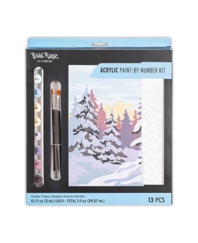 Brea Reese набор для рисования по номерам Acrylic Paint-By-Number Kit - Winter Wonderland