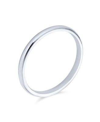 Кольцо Bling Jewelry Minimalist Sterling Silver.925 2MM
