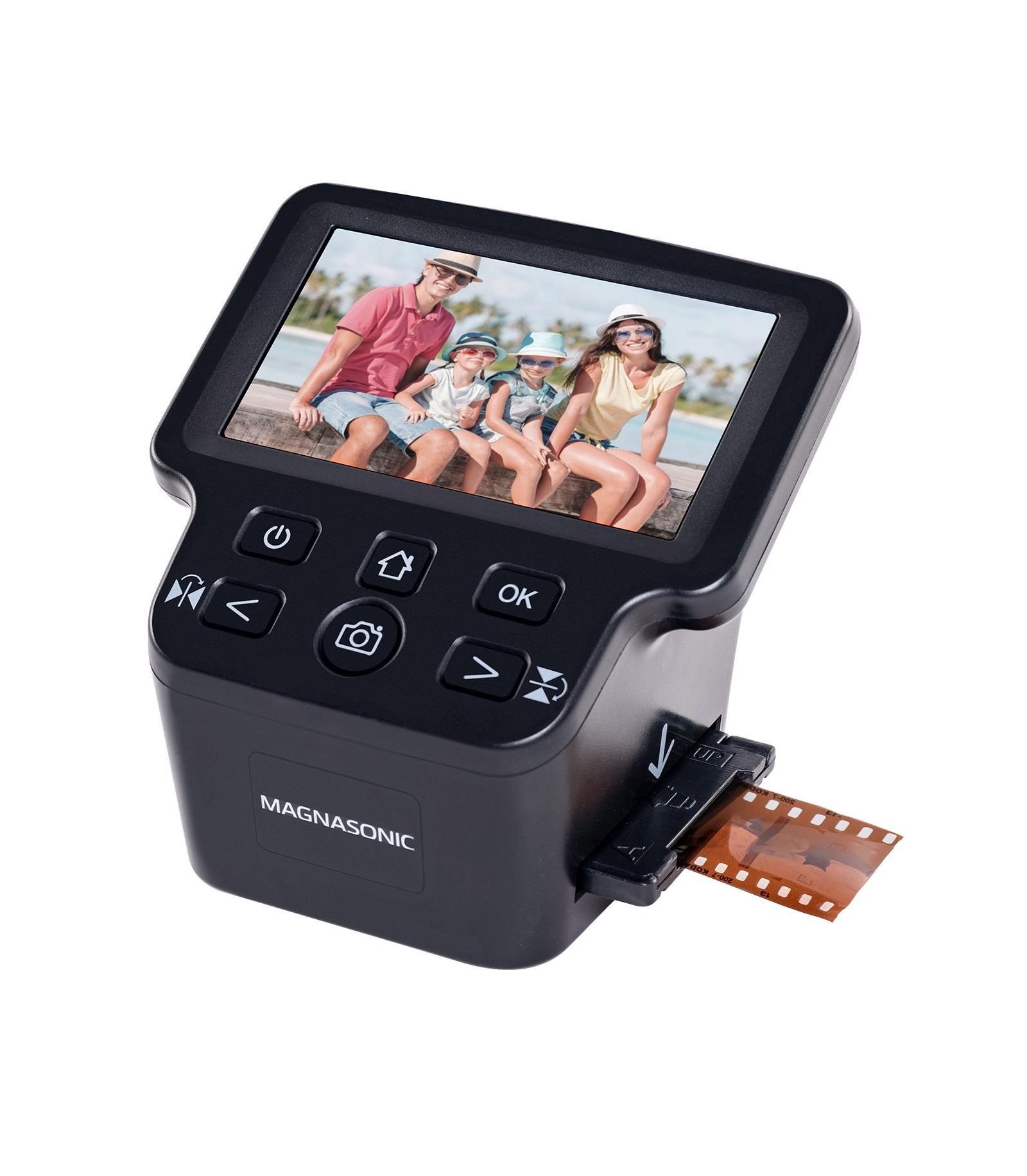 Пленочный сканер Magnasonic 24MP с большим 5" дисплеем и HDMI, конвертер для 35mm/126/110/Super 8 и 135/126/110 слайдов