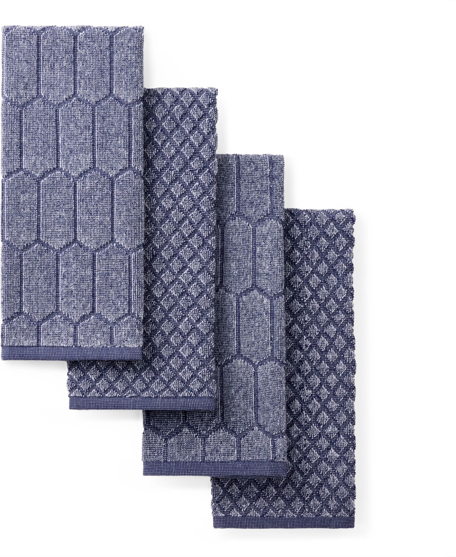 Набор кухонных полотенец Martha Stewart Honeycomb Chambray Textured Cotton 16" x 28"