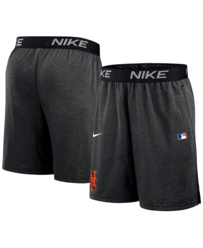 Шорты Nike Men's Black New York Mets Authentic Collection Performance Knit