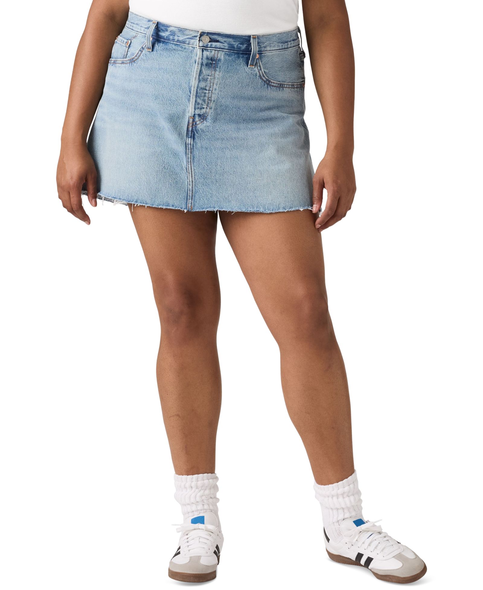 Levi's Юбка из хлопка Premium Plus Icon Cotton Denim