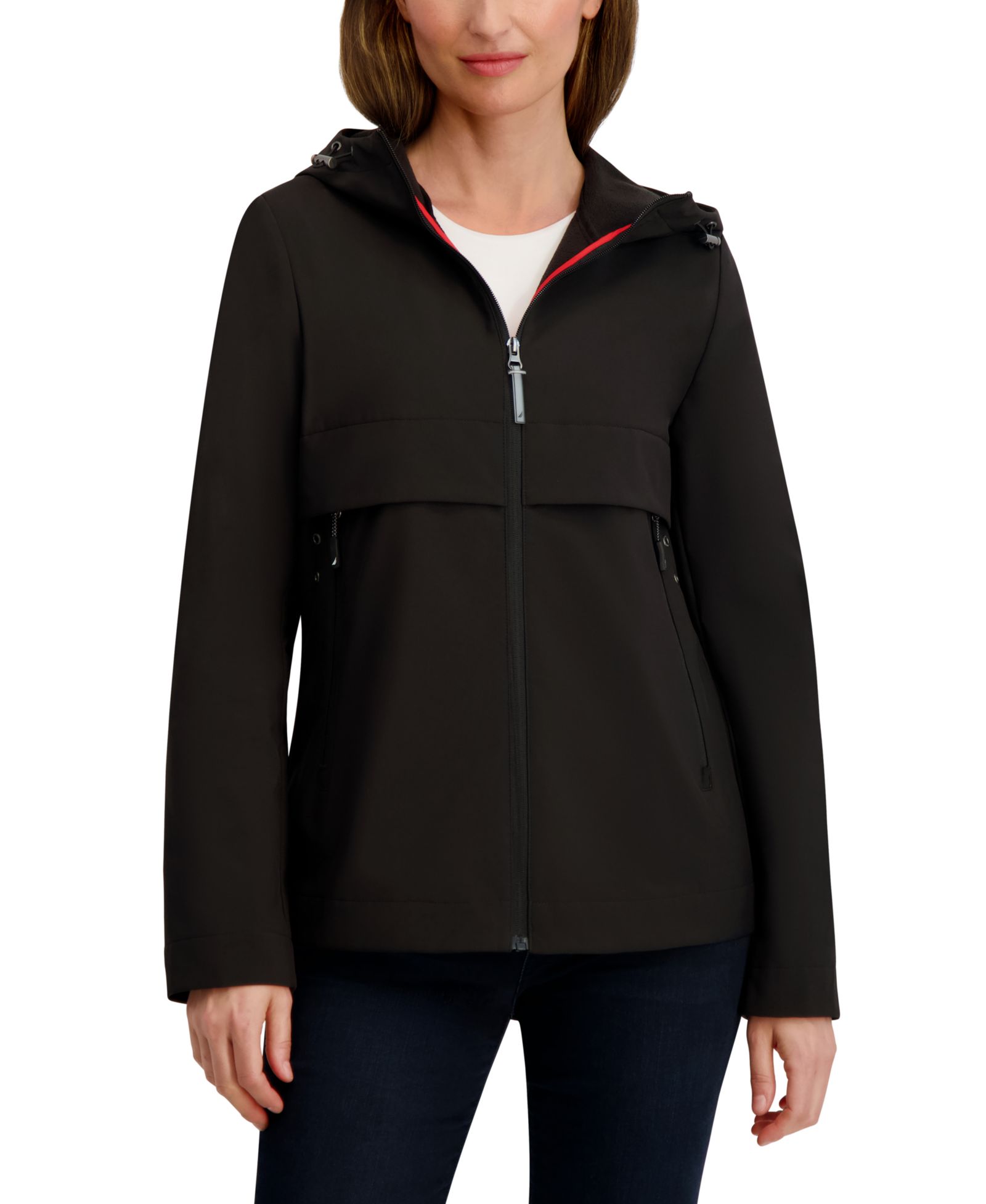 Nautica Women's Hooded Softshell Coat