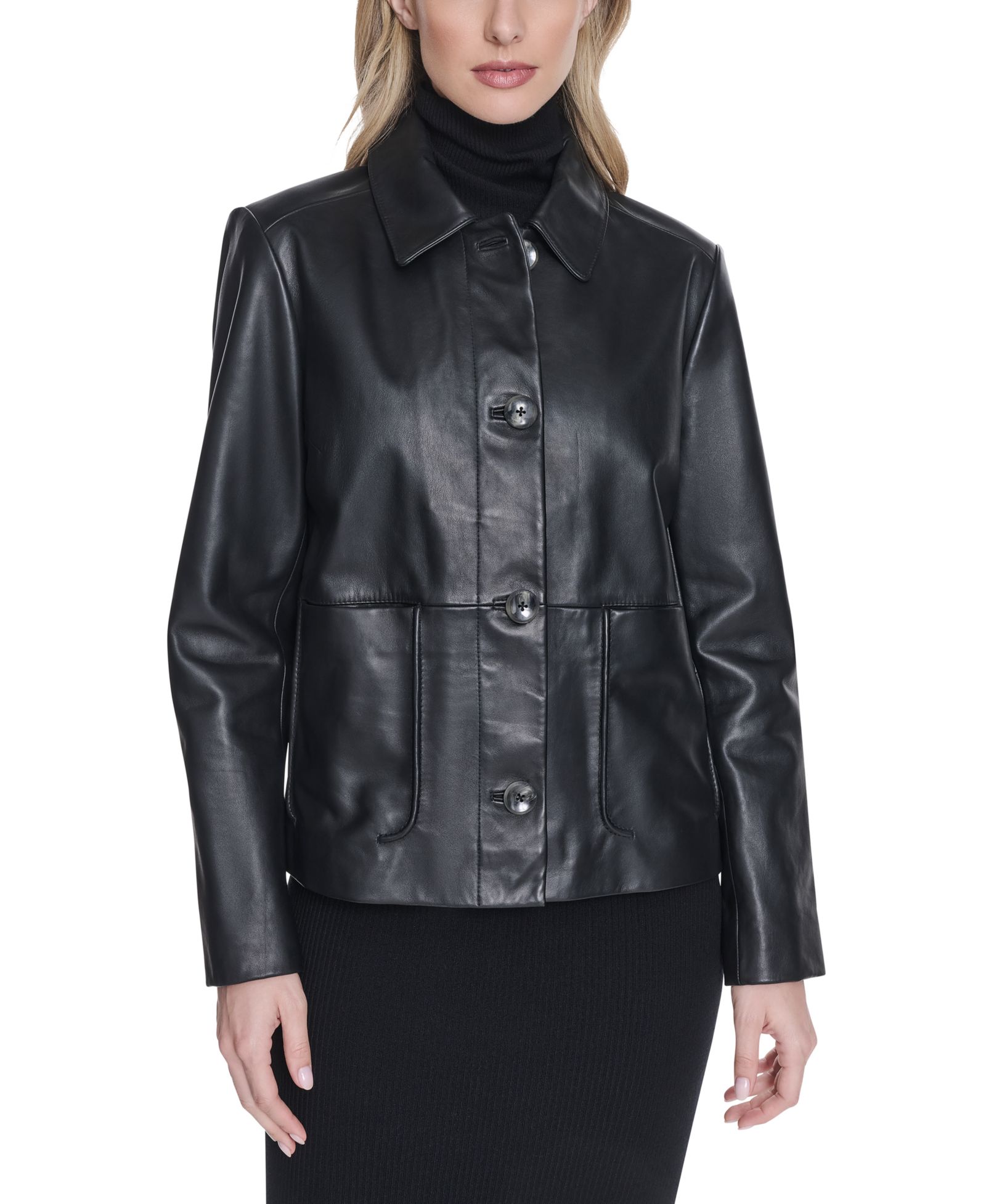 Cole Haan Women's Button Front Jacket