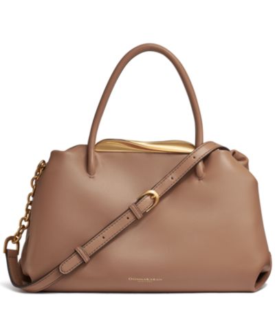 Donna Karan New York Poplin Medium Satchel Handbag