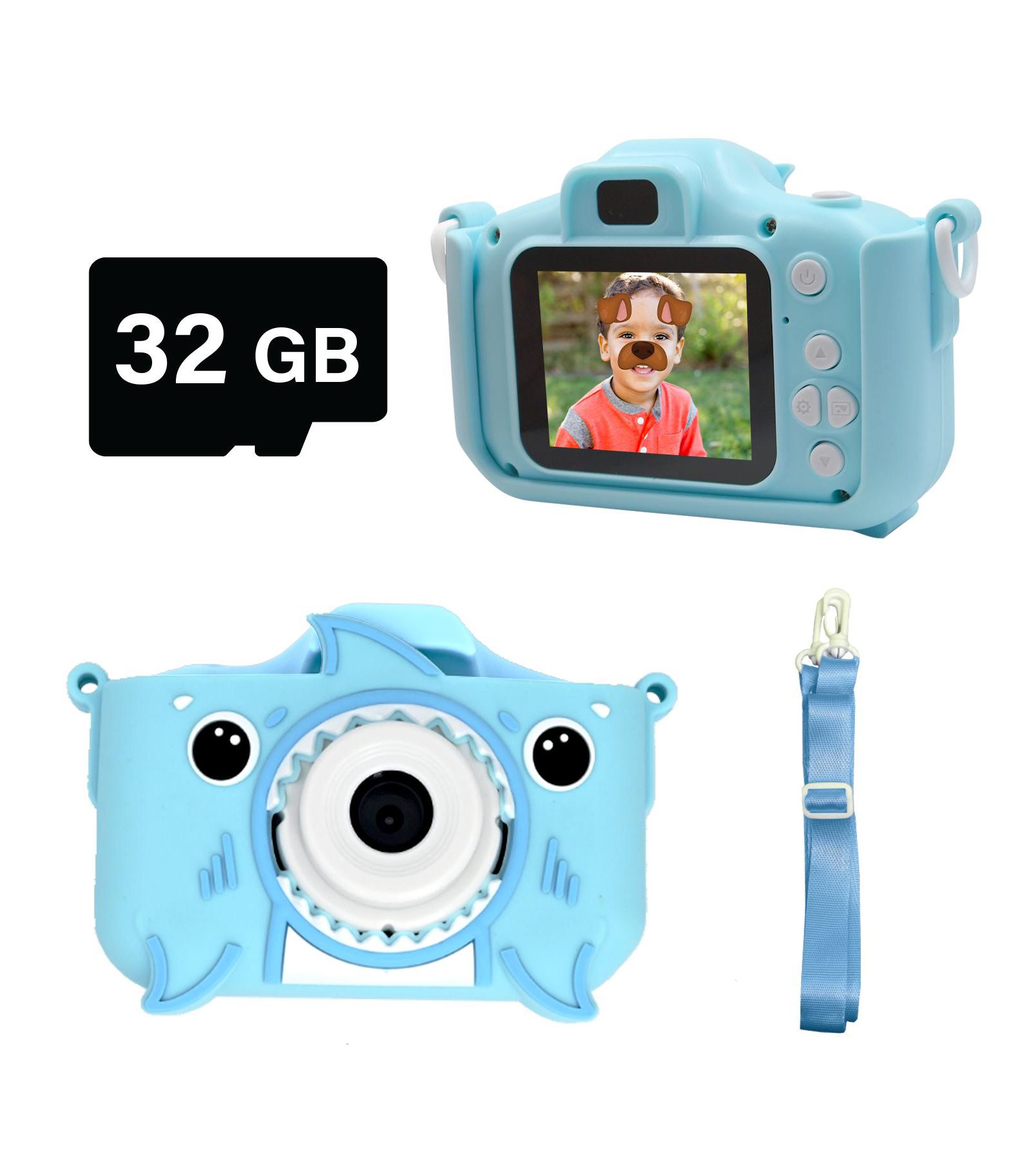 Gabbagoods Picture Perfect Rechargeable Digital Camera with Silicone Protective Cover