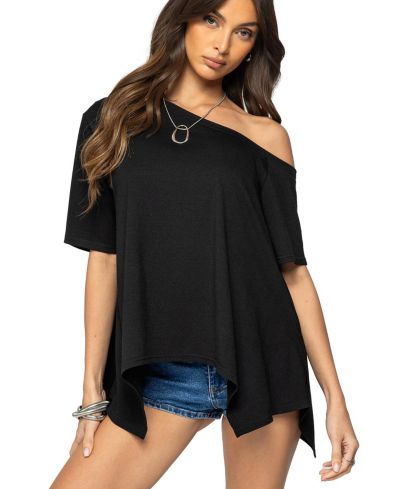 Edikted Женский топ Josy One Shoulder Handkerchief