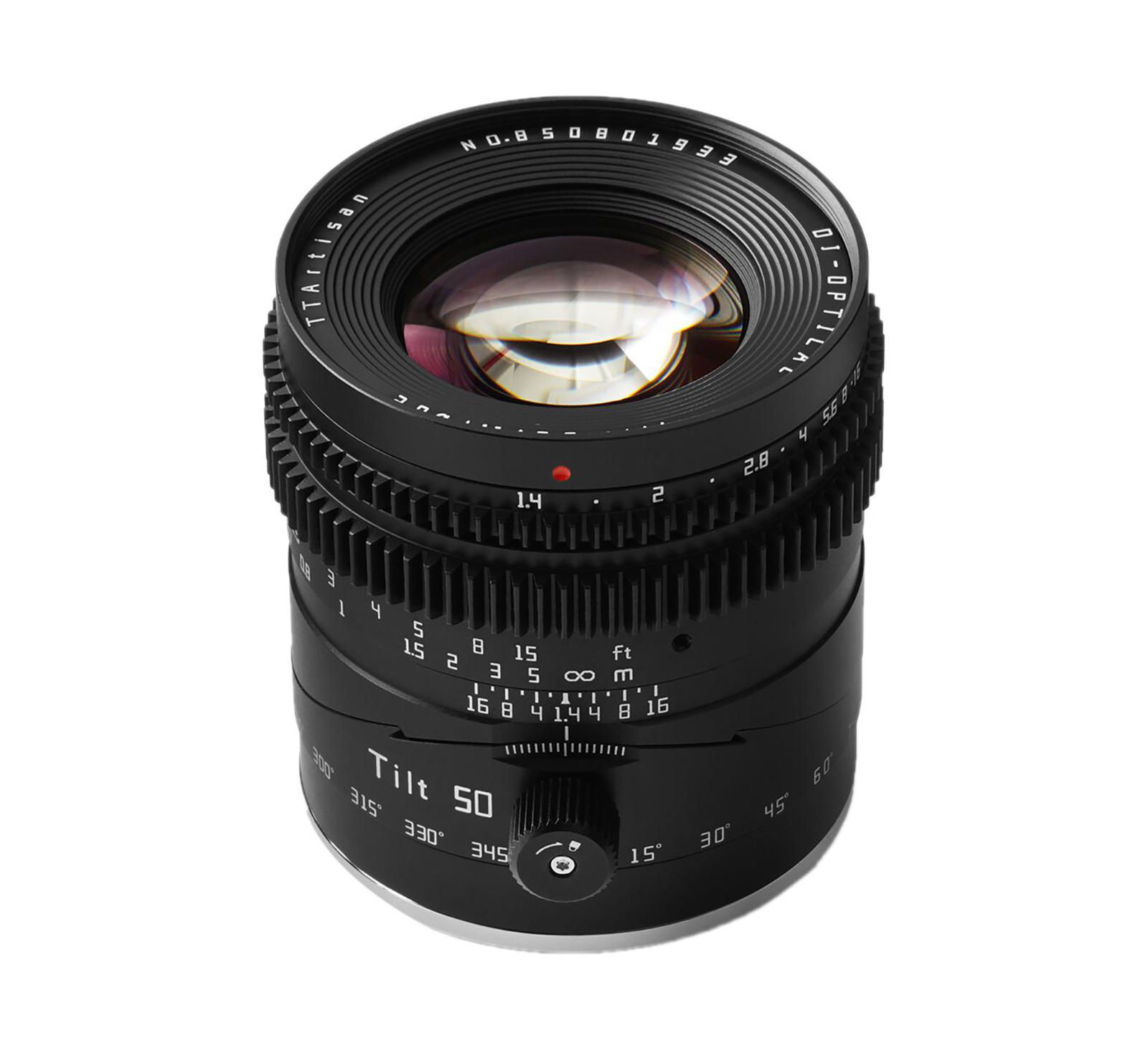 Объектив TTArtisan Tilt 50mm f/1.4 для Canon RF