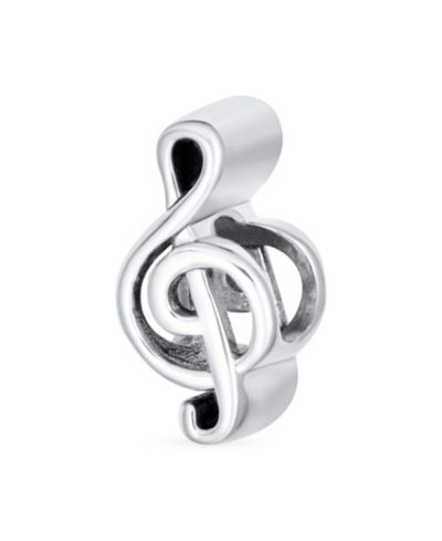 Bling Jewelry серебряная подвеска в виде музыкальных нот для браслета