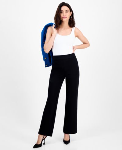 Брюки I.N.C. International Concepts Petite High-Rise Bootcut Pull-On