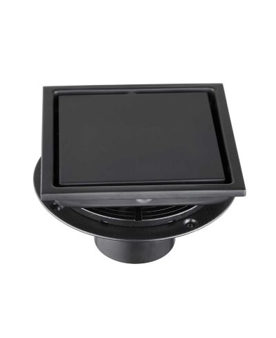 Квадратный душевой трап Flynama 6 Inch Stainless Steel с фильтром