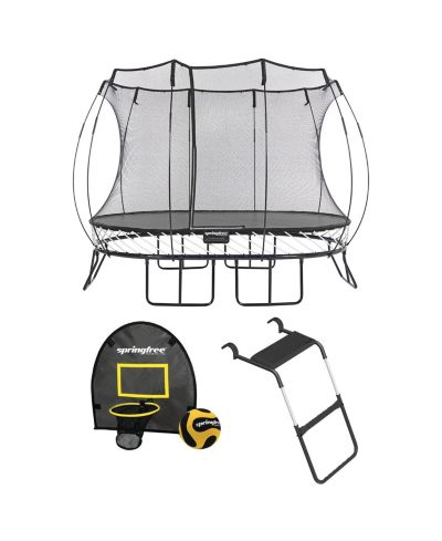 Набор батут Springfree 8 ft x 13 ft Medium Oval + FlexrHoop + FlexrStep V2 Bundle