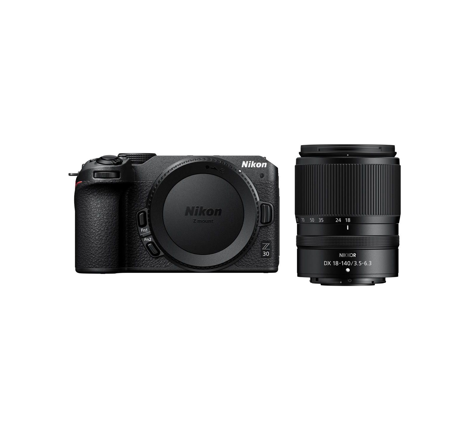 Nikon Z 30 DX-Format Mirrorless Camera with 18-140mm f/3.5-6.3 VR Lens