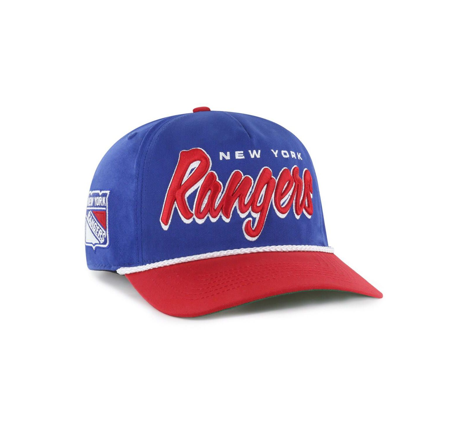 Мужская кепка '47 Brand New York Rangers Drop Shadow Rope Hitch Adjustable