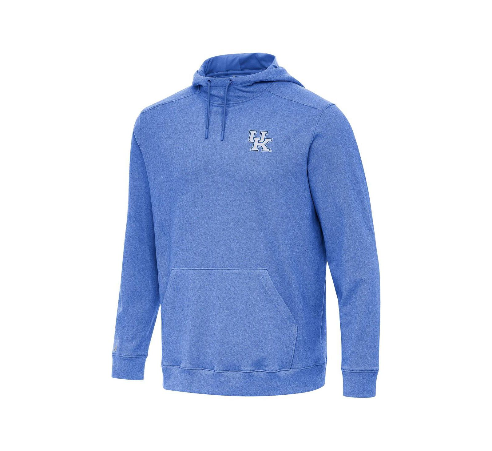Мужское худи Antigua Heather Royal Kentucky Wildcats Cloud Pullover