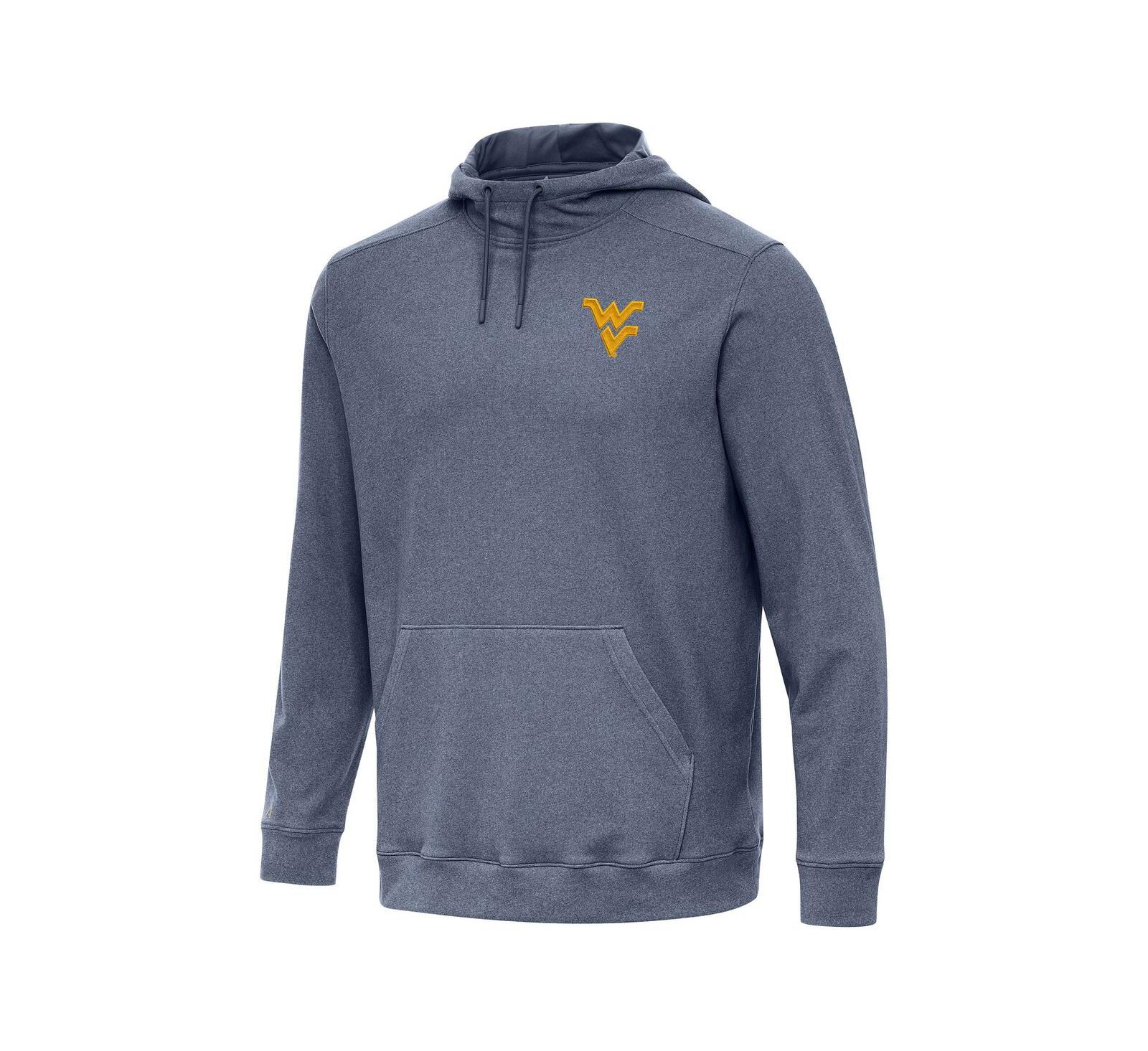 Мужское худи Antigua West Virginia Mountaineers Cloud Pullover, Heather Navy