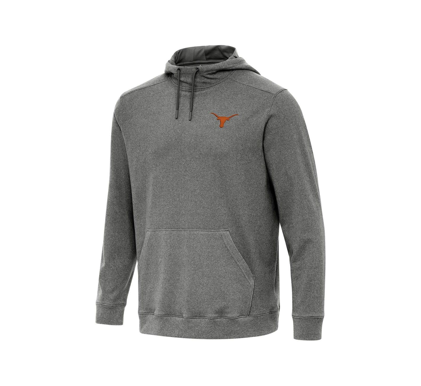 Antigua Мужское худи Texas Longhorns Cloud, цвет Heather Black