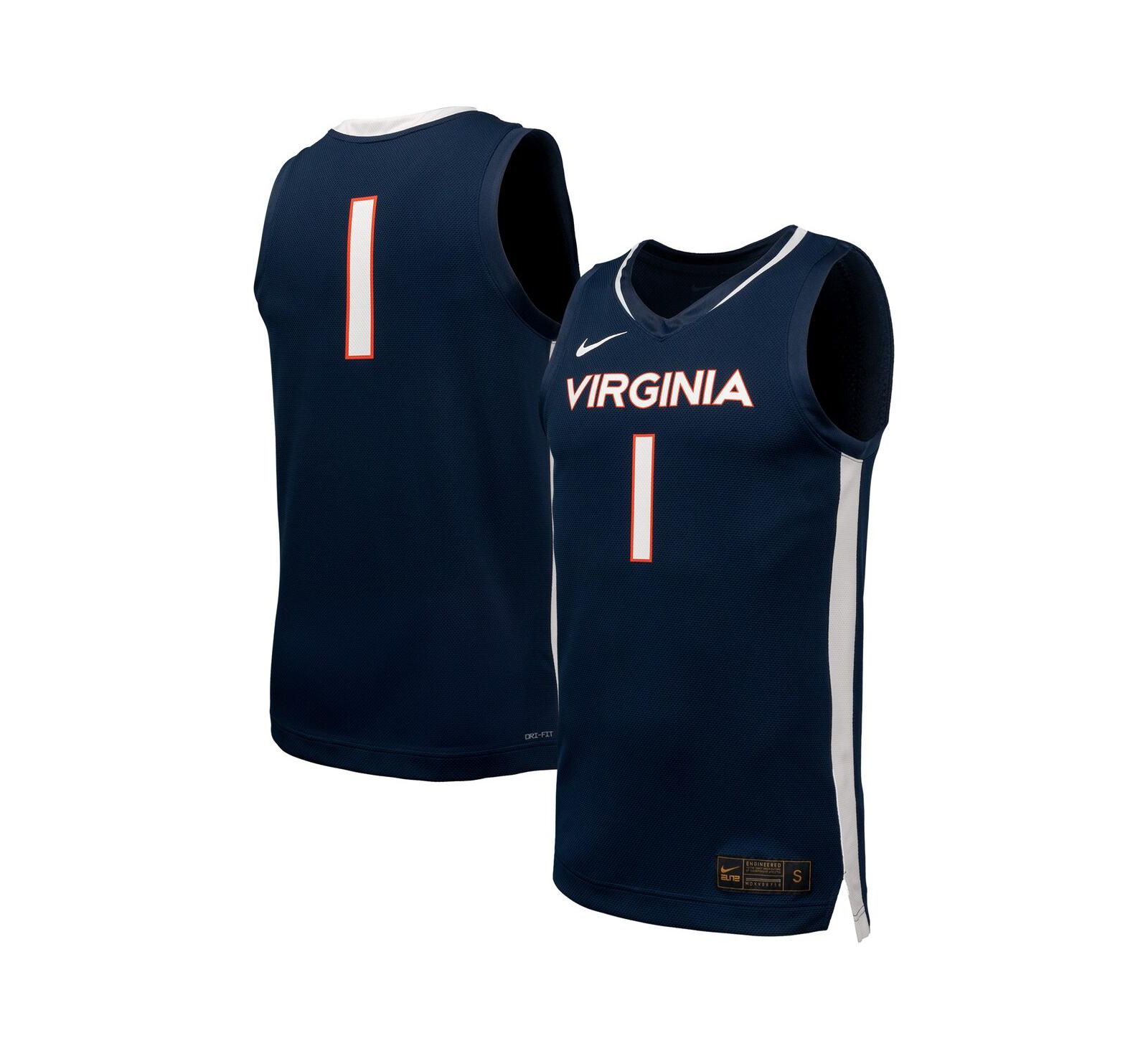 Nike Мужская джерси баскетбольная реплика Virginia Cavaliers Navy
