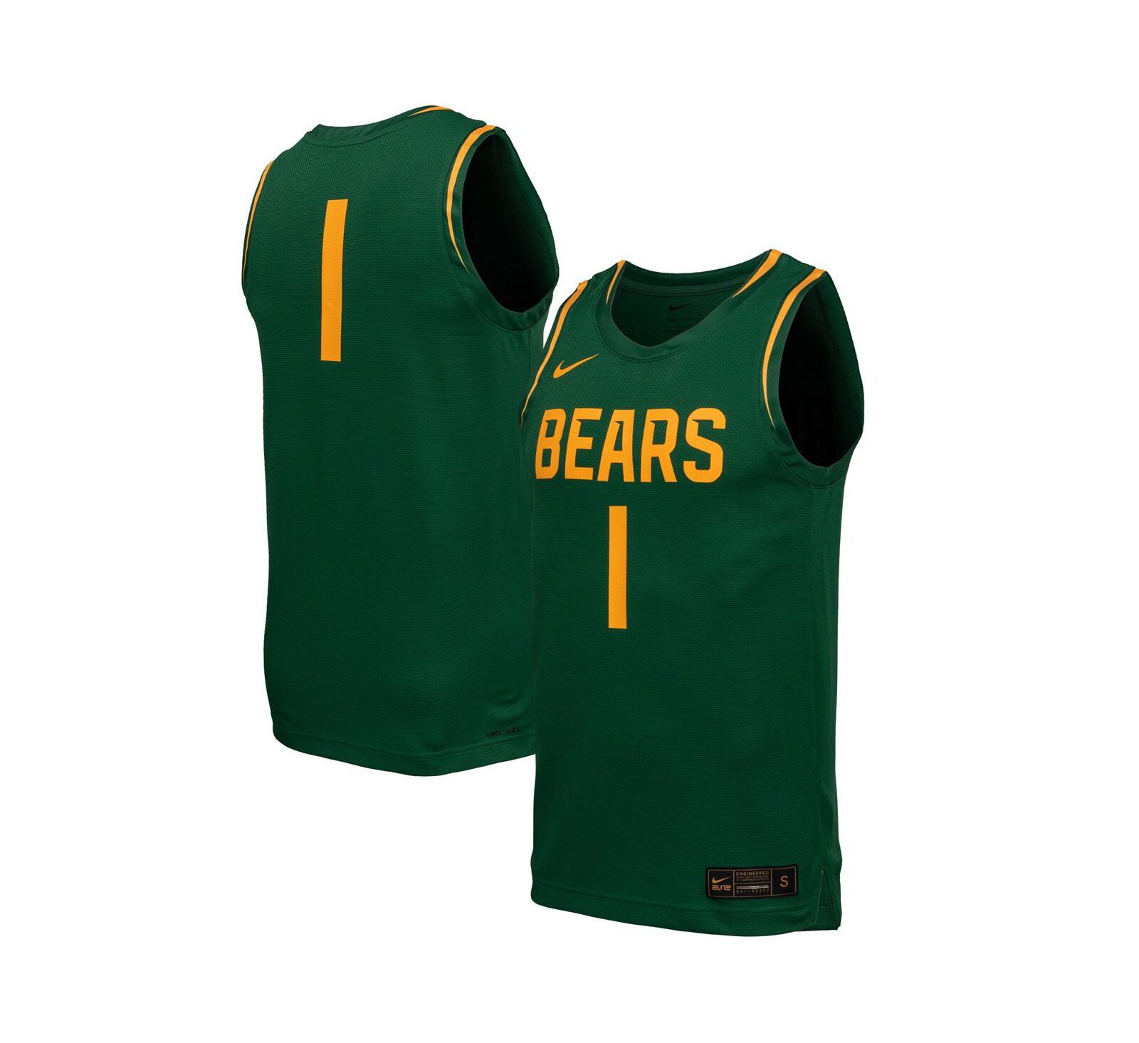 Мужская баскетбольная джерси Nike Green Baylor Bears Replica