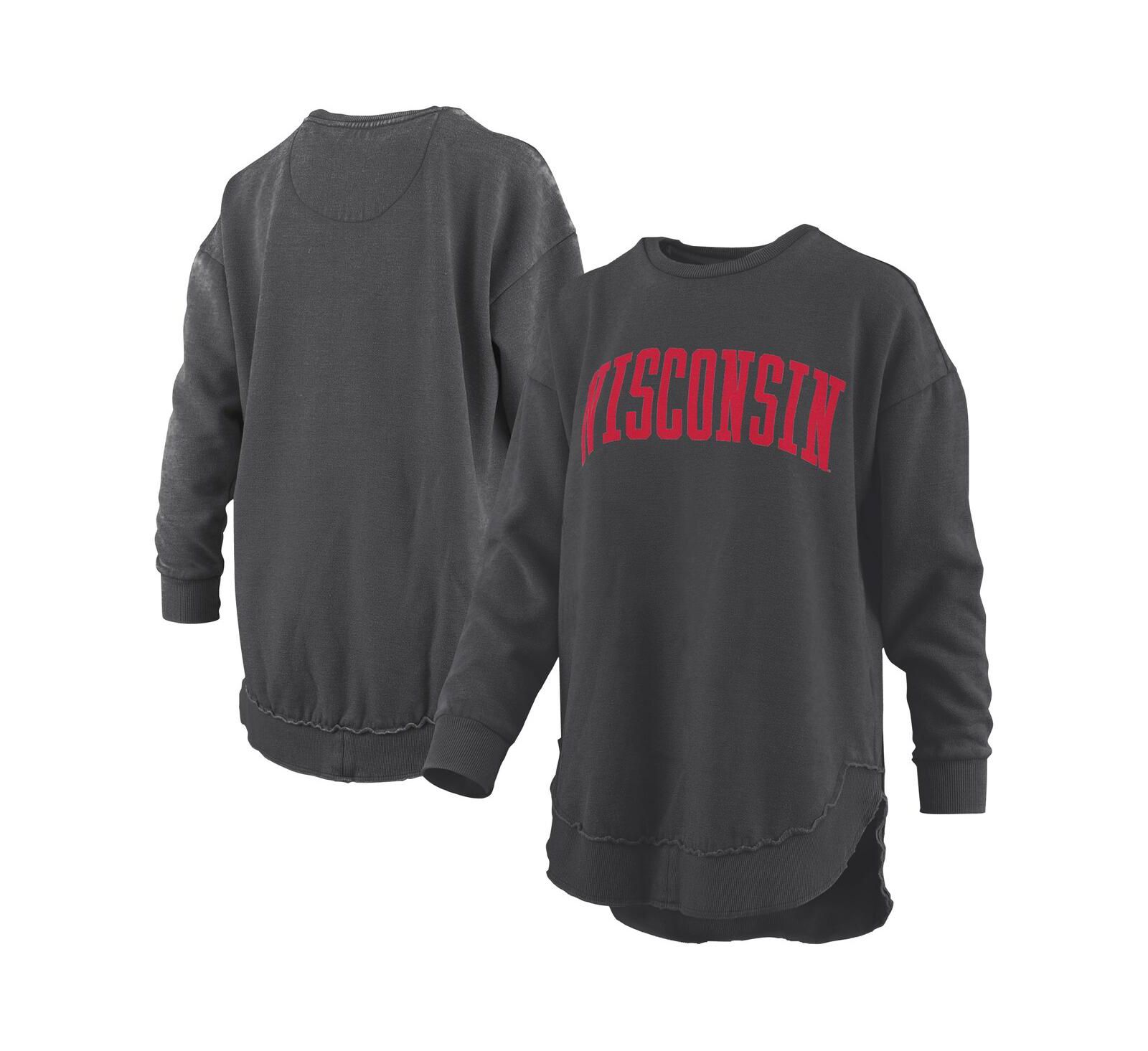 Свитшот Pressbox Women's Black Wisconsin Badgers