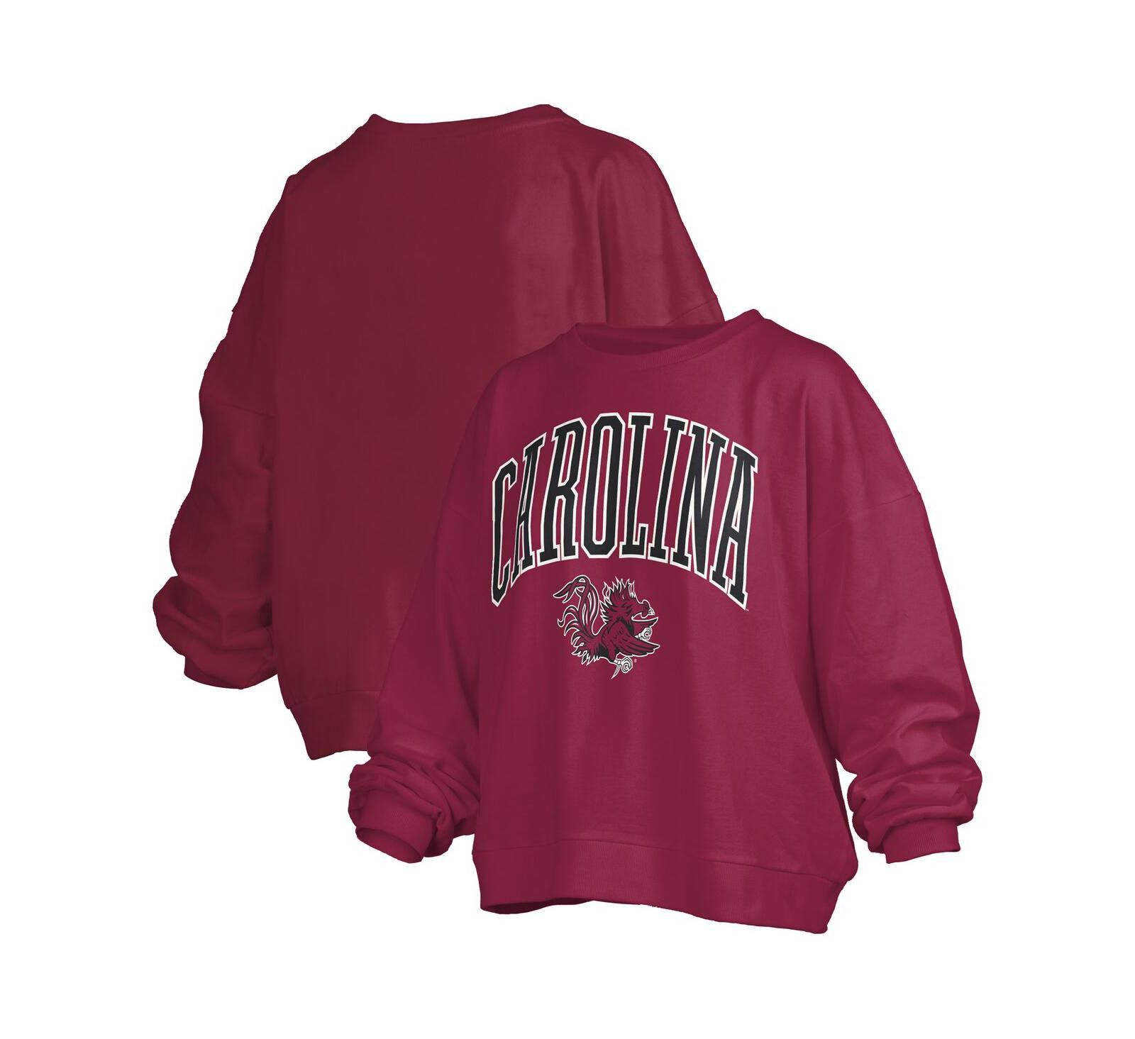 Pressbox Женский объемный лонгслив с логотипом Garnet South Carolina Gamecocks