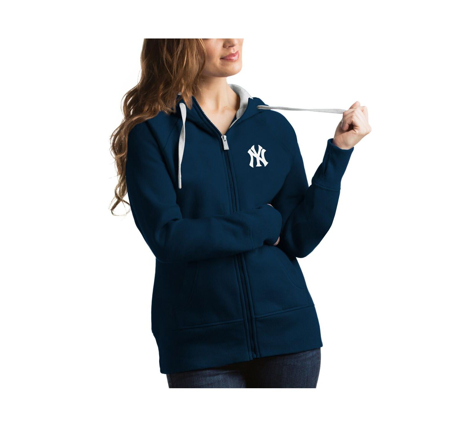 Женское худи Antigua Navy New York Yankees Victory Full-Zip