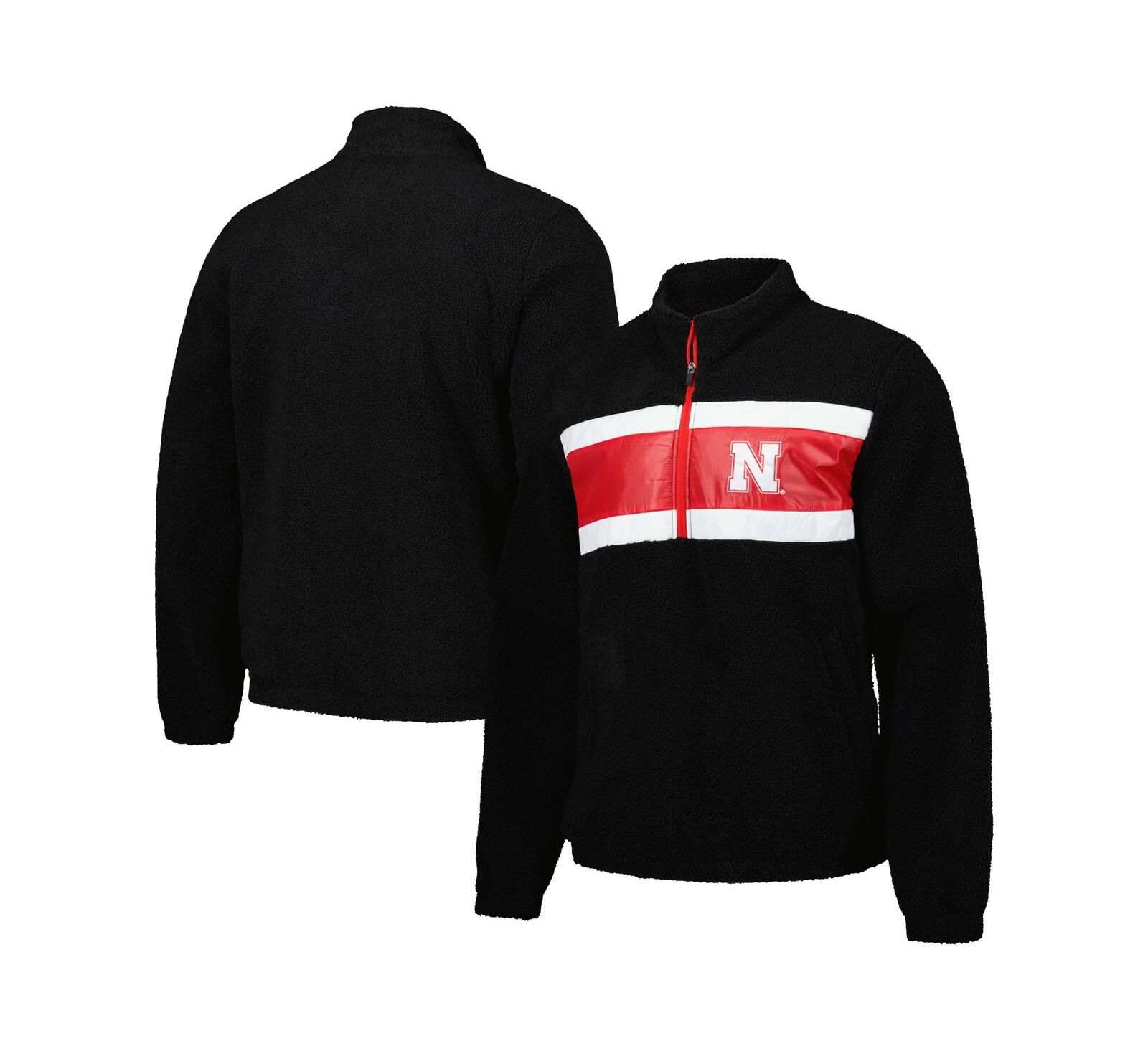 G-III Sports by Carl Banks Мужская ветровка Nebraska Huskers Pinch Runner Half-Zip