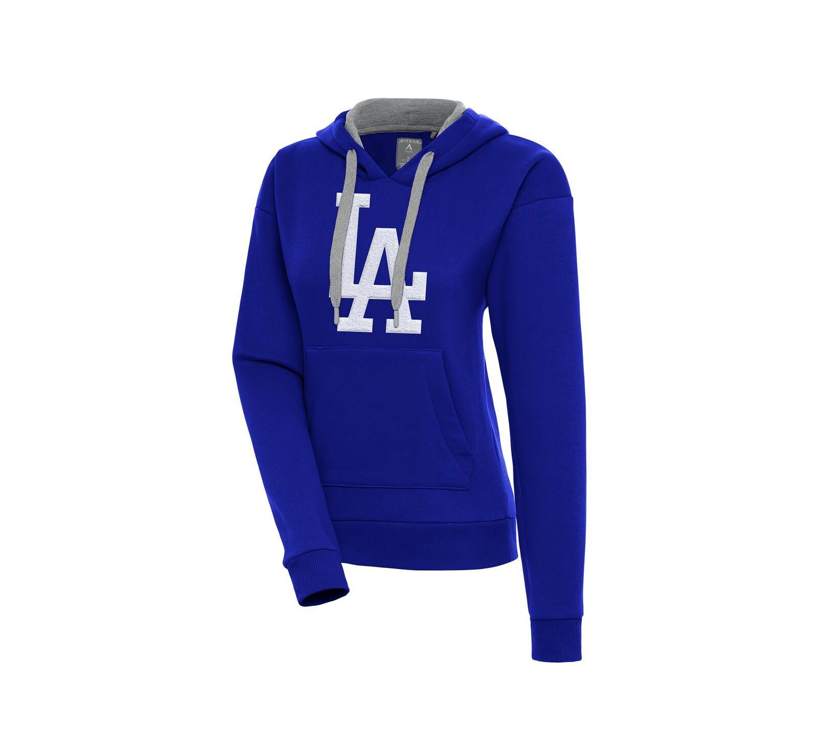 Antigua Женский худи pullover Royal Los Angeles Dodgers Victory