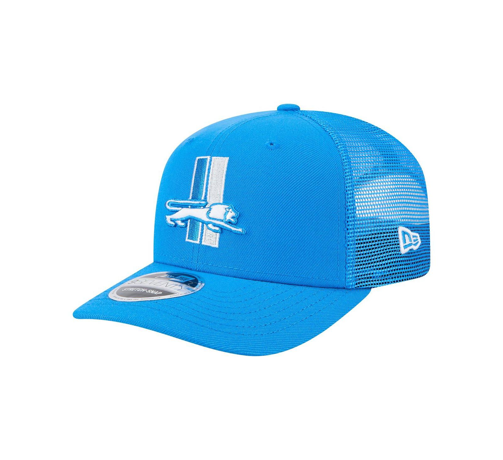New Era Мужская кепка Detroit Lions Main Trucker 9SEVENTY Stretch-Snap Blue
