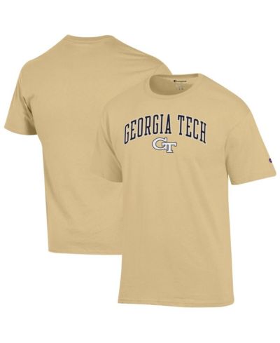 Мужская футболка Champion Gold Georgia Tech Yellow Jackets Arch Over Logo