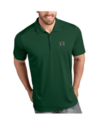 Antigua Men's Green Hawaii Warriors Antigua Tribute Polo Shirt