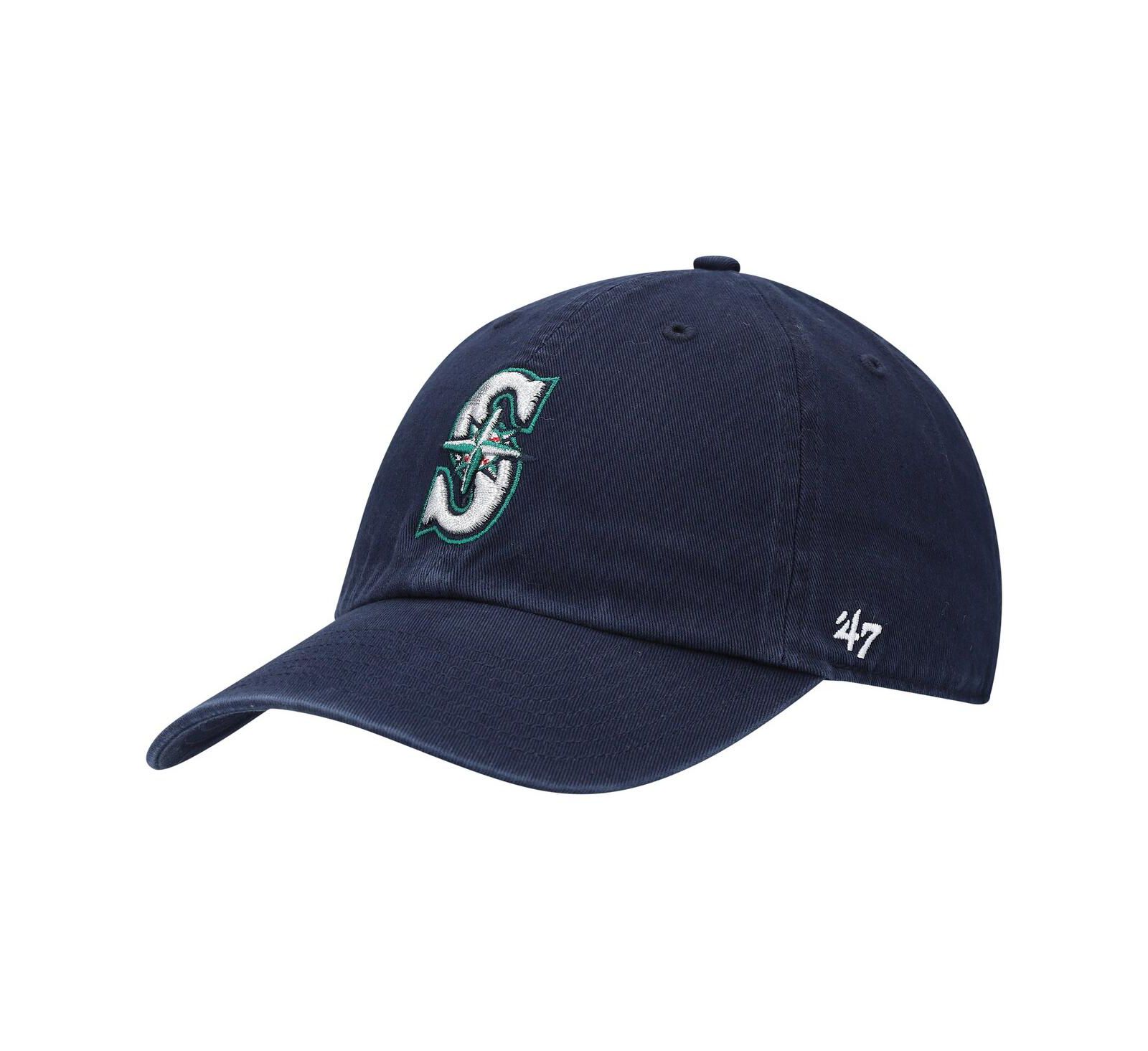 '47 Brand Men's Navy Seattle Mariners Clean Up Adjustable Hat