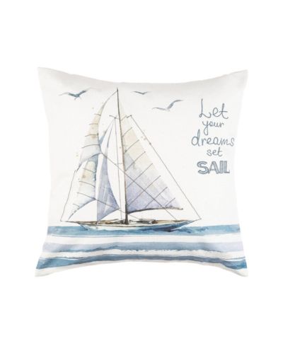 Декоративная подушка Let Your Dreams Set Sail
