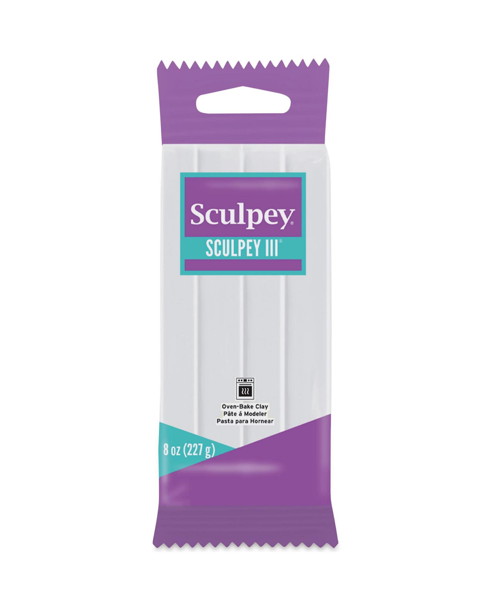 Sculpey III Polymer Clay: White - 8 oz