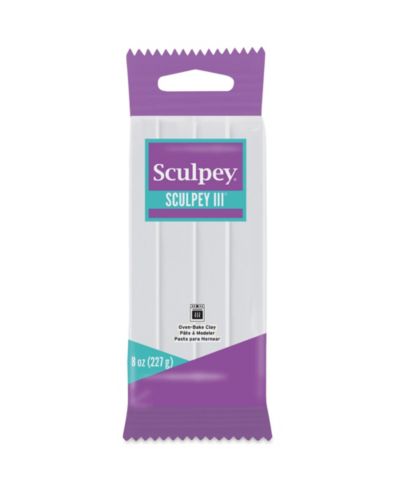 Sculpey III Polymer Clay: White - 8 oz