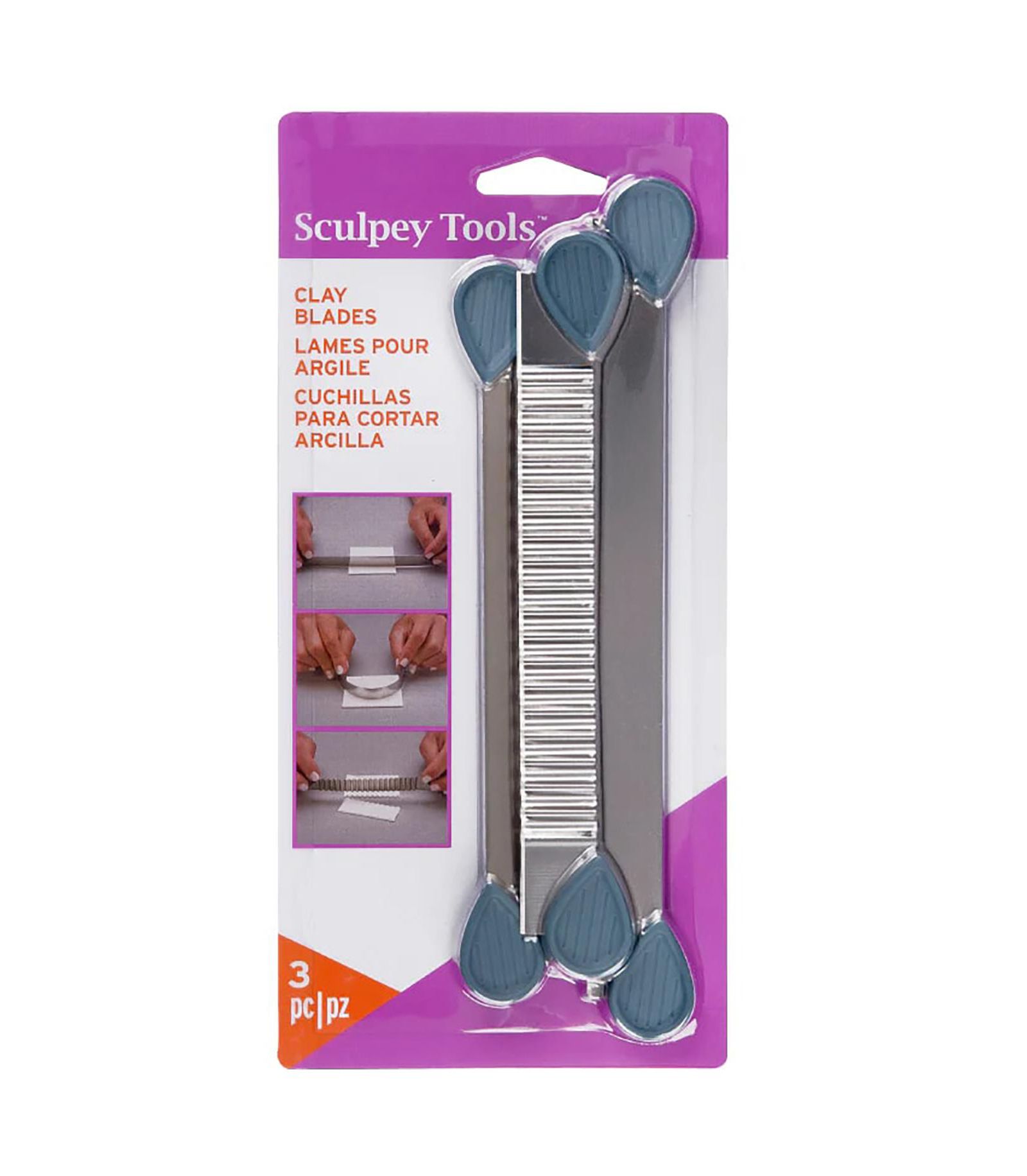 Sculpey Tools: набор лезвий для глины, 3 шт.