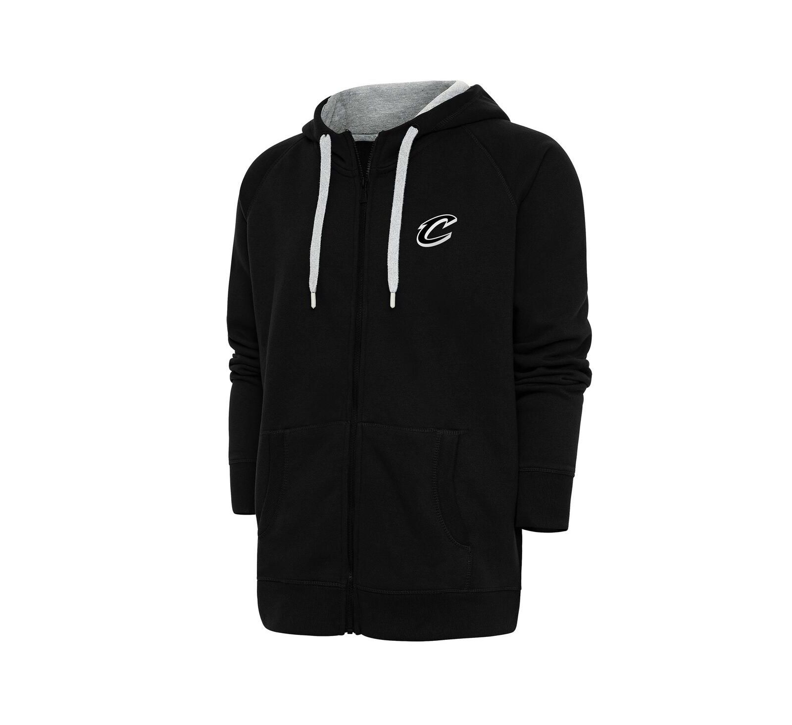 Antigua Мужское худи с логотипом Cleveland Cavaliers Metallic Victory Raglan Full-Zip