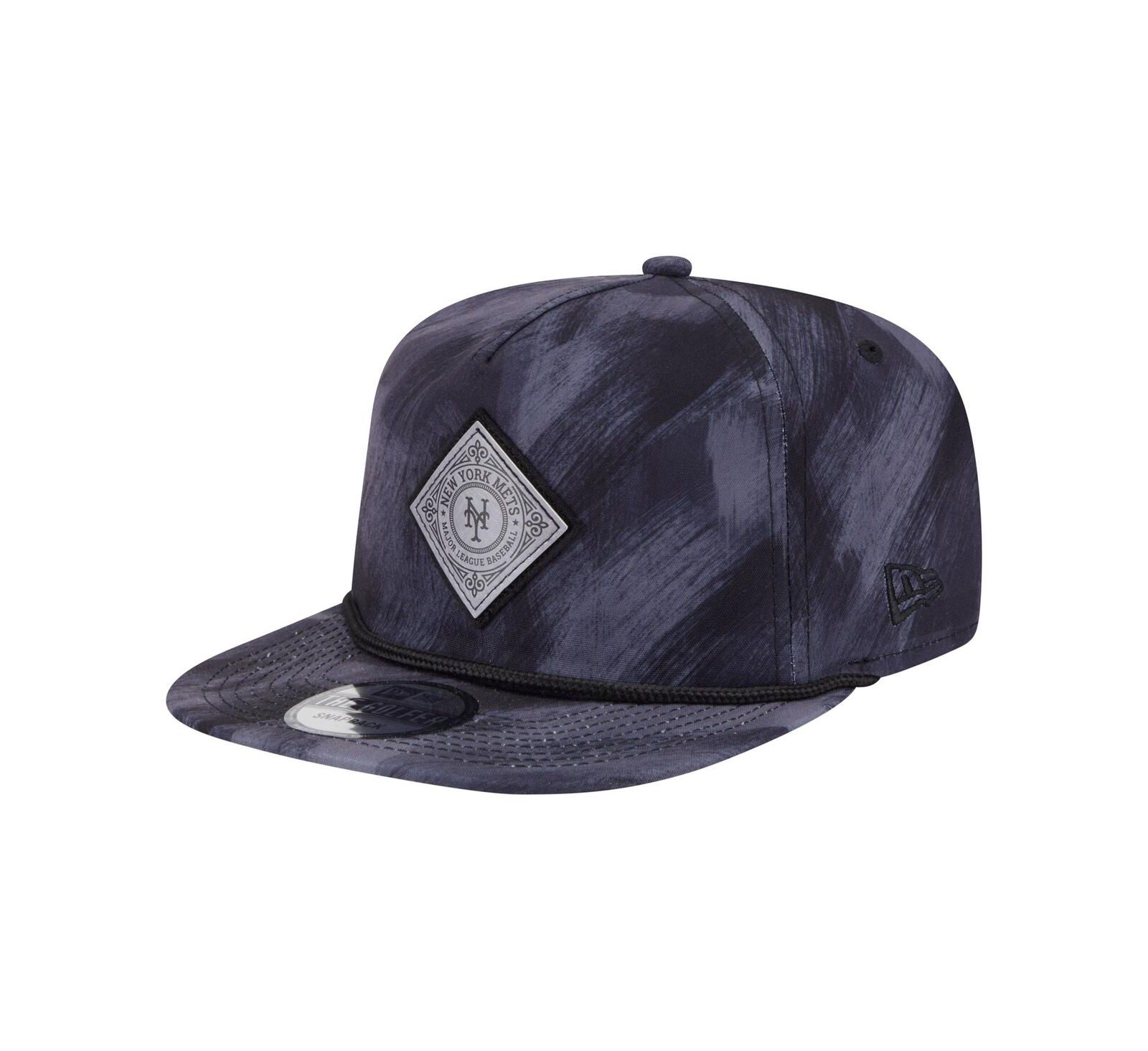 New Era Men's Navy New York Mets Printed Golfer Snapback Hat
