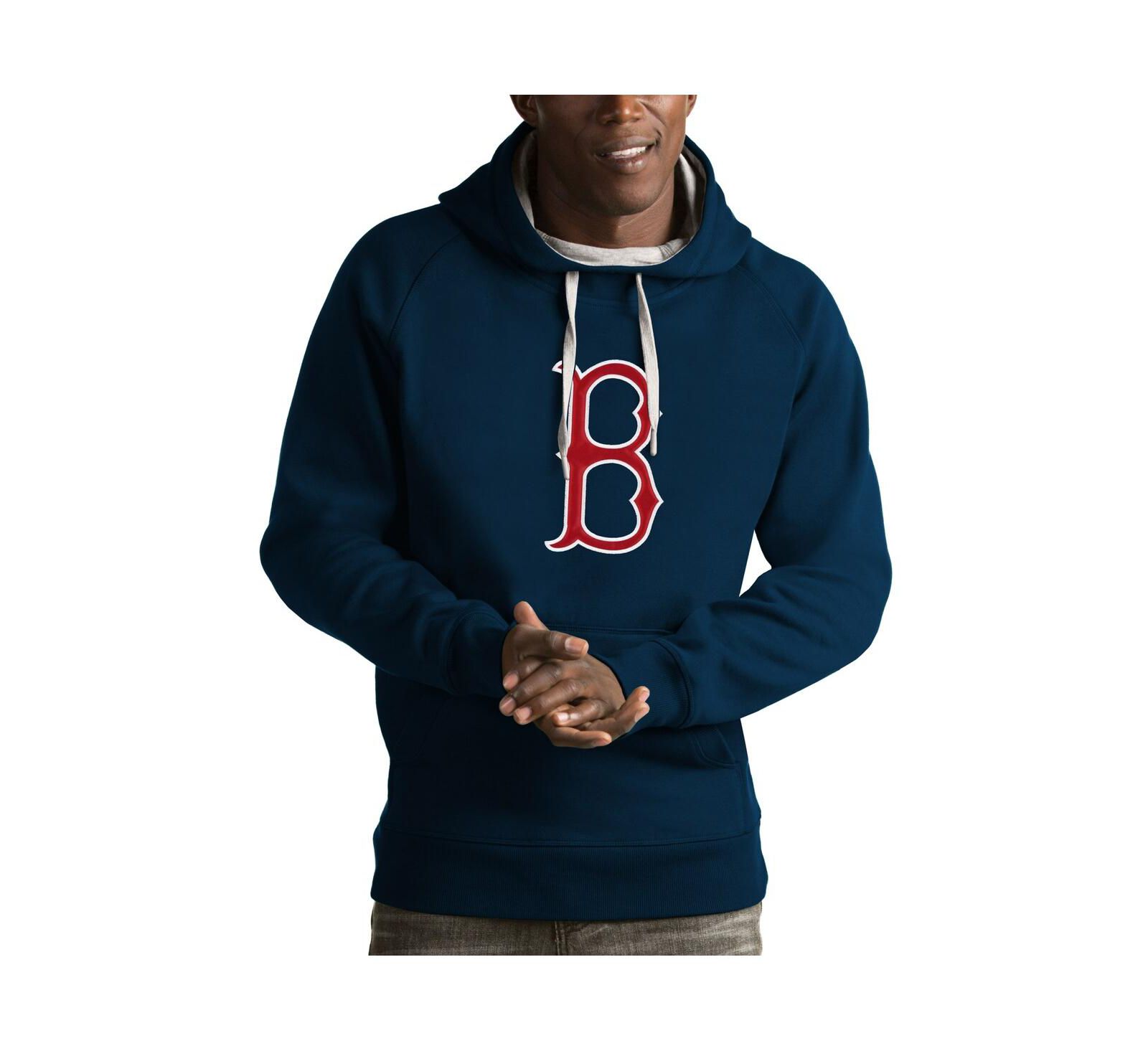 Antigua Men's Navy Boston Red Sox Victory Pullover Hoodie