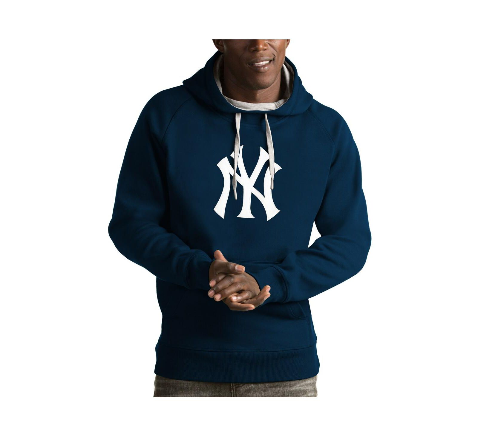 Antigua Мужское худи New York Yankees Victory, темно-синий цвет