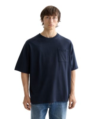 SCOTCH & SODA Мужская футболка оверсайз с круглым вырезом и карманом