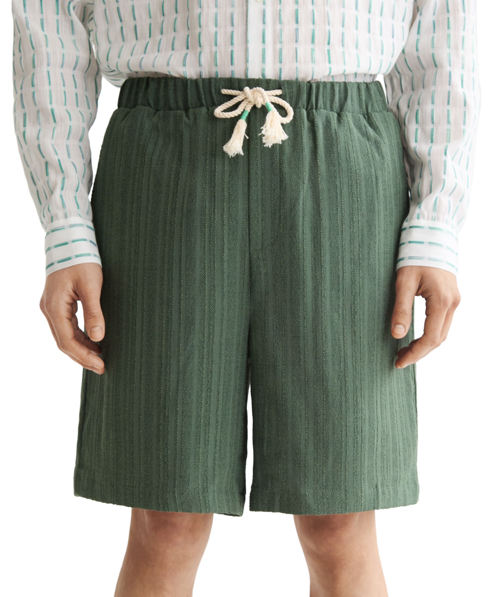 SCOTCH & SODA Men's Tonal Stripe Drawstring Shorts