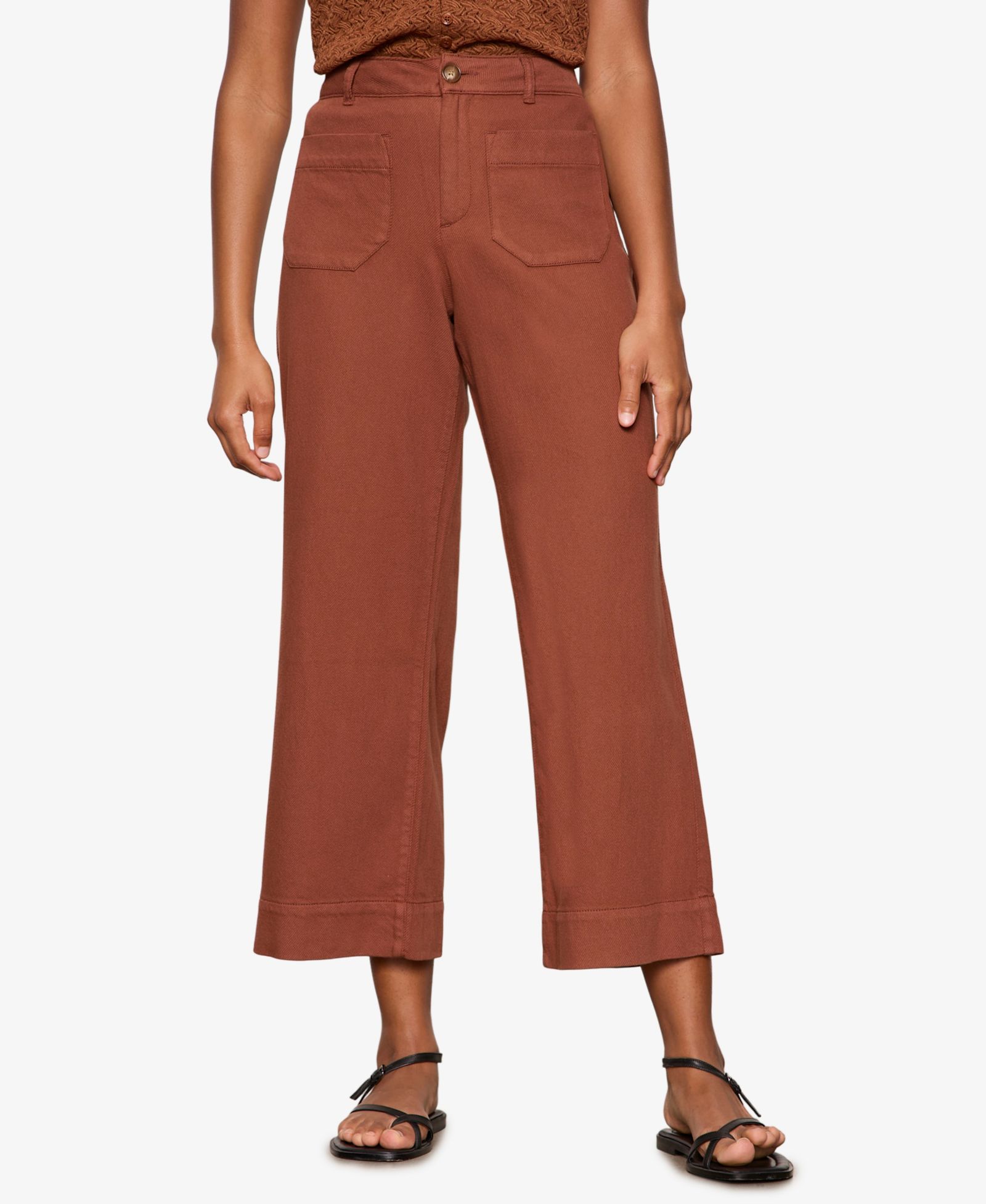 Sanctuary Women's Soft Marine Cotton Cropped Pants