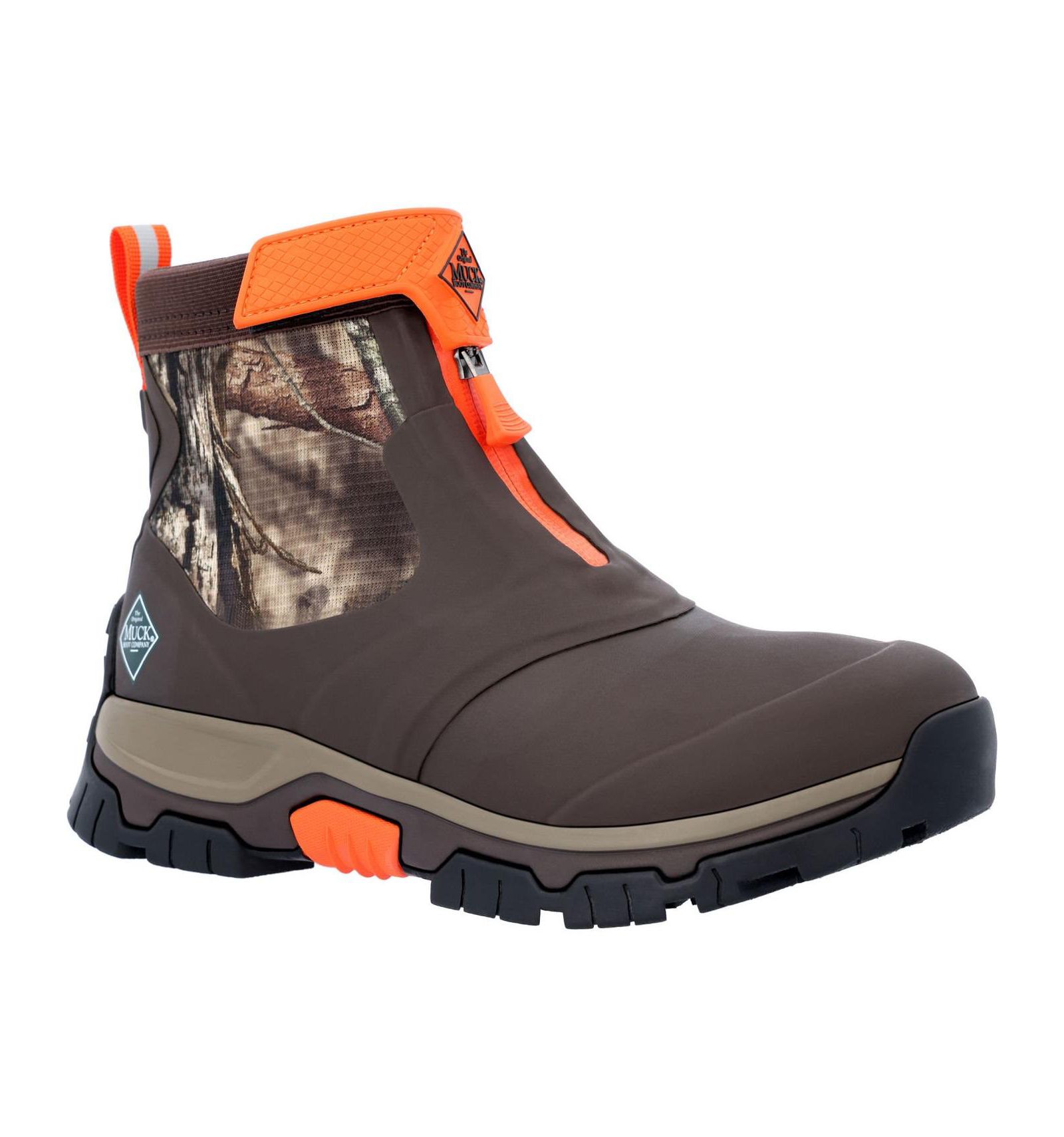 MUCK Men's Mossy Oak Breakup Country Apex Mid Zip Ankle Boot