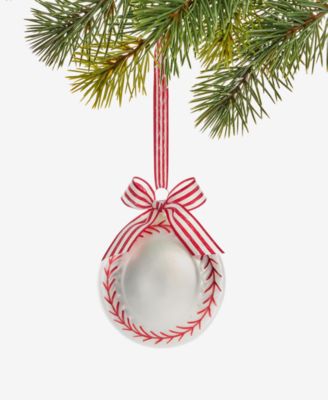 Holiday Lane Sports & Hobbies Baseball Ornament, Macy's Exclusive