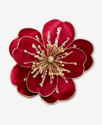 Украшение Holiday Lane Berry Tones Red Floral Pick