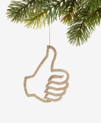 Holiday Lane Eclectic Charm блестящее украшение в виде поднятого вверх большого пальца
